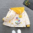 thumbnail image 3 of Ropa de primavera y otoño para niños, abrigo de dibujos animados de Spiderman a juego, chaqueta de pollo con flores y lunares, Abrigo con capucha, 3 of 4
