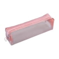 thumbnail image 2 of EGNMCR Organization and Storage, Storage Bins, Storage Containers Student SingleLayer Mesh Pencil Case Portable LargeCapacity StainResistant Rectangular Storage Pouch Mesh pencil cases, 2 of 6