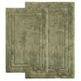 thumbnail image 2 of BNM Non-Slip Washable Bath Rug Set, 20" x 30", 24" x 36", Forest Green, 2 of 6