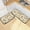 Bee Honey and Daisy, variant on Dailycode 2 Pcs Kitchen Rug Set Non Slip Absorbent Soft Floor Mats for Kitchen Bathroom Bee Honey and Daisy 19.7"x27.6"+19.7"x47.2"