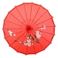 thumbnail image 3 of Assortment or six (6) 30"" Large Asian Silk Umbrella/Parasol, 3 of 9
