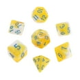 thumbnail image 2 of Juegos de de dados poliédricos Juegos de doble Blanco amarillo Sunnimix  Dados poliédricos, 2 of 4