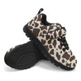 thumbnail image 3 of Pointodoor Brown Cow Shoes for Girls Kids Cute Single Buckle Sneakers Breathable Mesh Lightweight Running Tennis Walking Shoes with Hook and Loop, 3 of 7