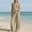 Khaki plus size 2 piece set a1, variant on Women's Plus Size Halter Neck Sleeveless 2 Piece Set Casual Solid Boho Beach Outfits Loose Top Pants Matching Summer Travel Clothes Cruise Lounge Sets Airport Style, Yellow XL