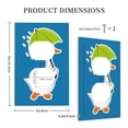 thumbnail image 5 of Kll Goose Holding An Umbrella Wall Plate,Gloss Finish,Standard Size 1 - 5" X 3", Polycarbonate Thermoplastic,Electric Receptacle Plug Covers, 5 of 8