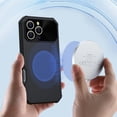 thumbnail image 3 of Dteck Case for iPhone 16 Pro,Shockproof Rubber + PC Case Compatible with MagSafe Built-in Camera Lens Protector Cover for iPhone 16 Pro,Black, 3 of 5