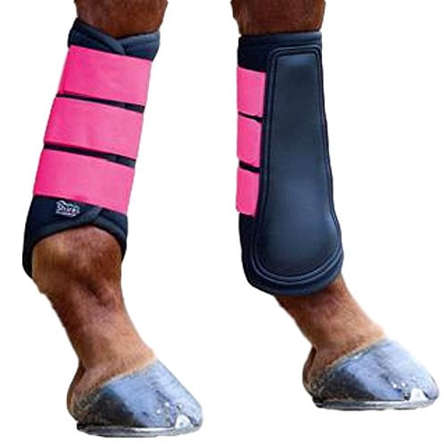 Shires ARMA Air Motion Brushing Boots: Ultimate Horse Leg Protection Raspberry / Small Pony