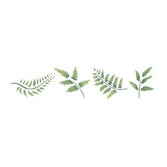 Small Ferns Wall Stencil SKU #3492 by Designer Stencils