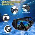 thumbnail image 3 of Snorkeling Gear MELUMILU Dry Snorkel Set 180° Panoramic View, 3 of 6