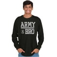 thumbnail image 4 of US Army Bro Military Star Logo Men's Long Sleeve Tee T Shirt Brisco Brands M, 4 of 6