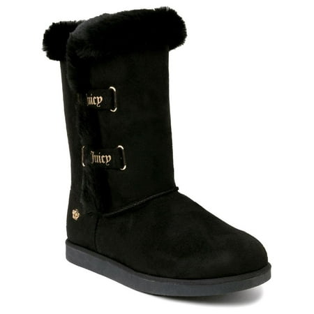 

Juicy Couture Womens Koded Faux Suede Slip On Winter & Snow Boots