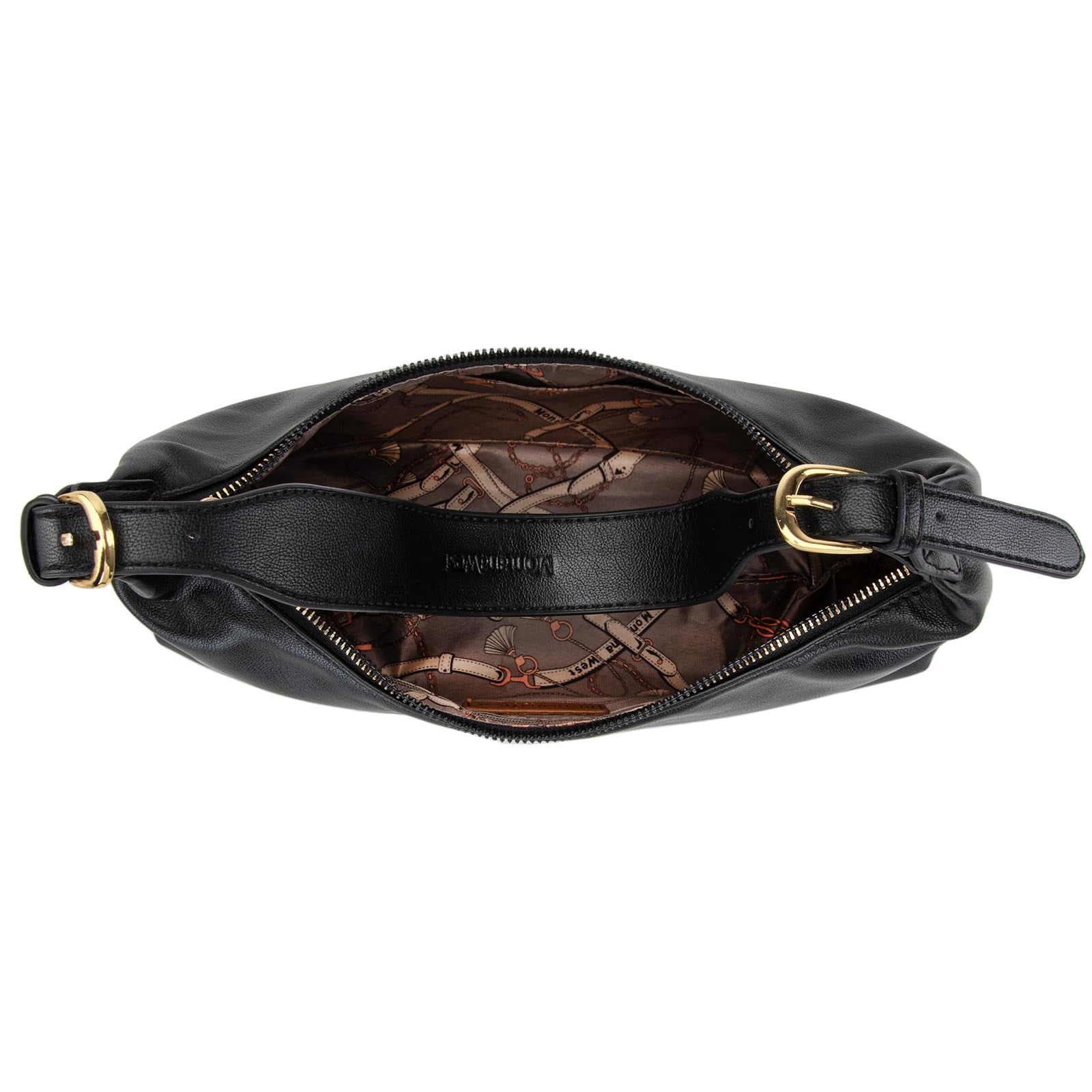 Montana West Hobo Bags for Women Shoulder Trendy Purses Leather Clutch Purse and Handbags, Black