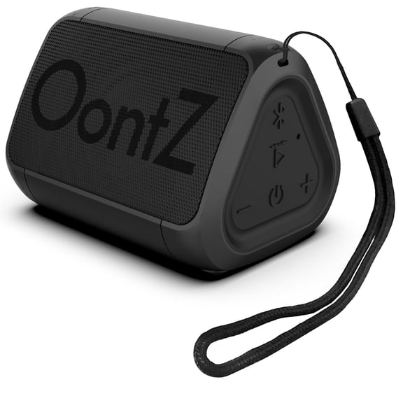 OontZ Angle Solo Compact Bluetooth Speaker, 14-Hour Playtime | Compact 5W Bluetooth speaker with clear sound, 100-ft range, IPX5, mic, AUX Input and USB-C Charging Cable.
