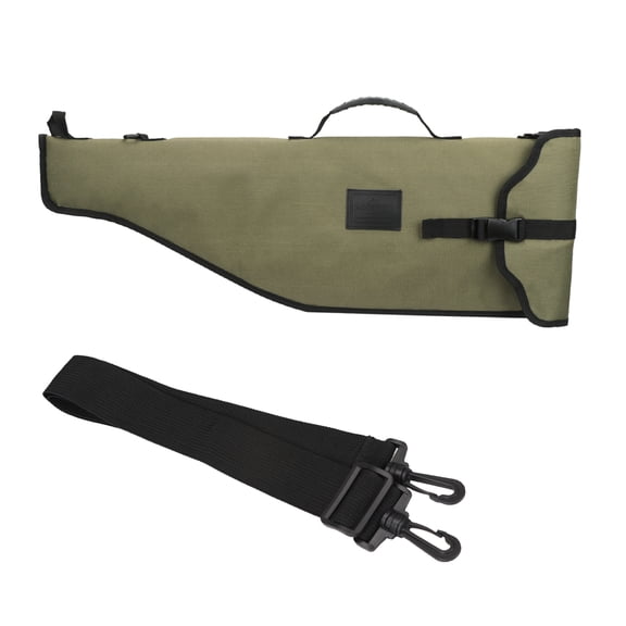 Tourbon Green Takedown Shotgun Scabbard Bag, 600D Nylon Rifle Carry Bag with Removable Shoulder Strap, Fits 28" Barrels-1 count Nylon Bag Only