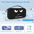 thumbnail image 2 of Fintie Case for Switch Lite, 8 in 1 Switch Lite Accessories Bundle with Nintendo Switch Lite Carrying Case, Soft TPU Clear Case, Switch Lite Screen Protector, Switch Thumb Grips, Dont Touch, 2 of 8