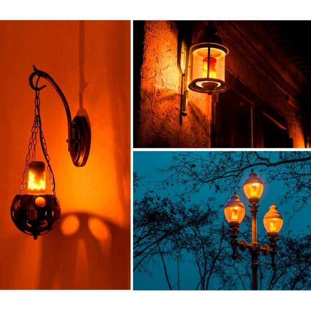 LED Flame Flame Light Bulb Flame Lamp 9W E27 Base Flickering Flame