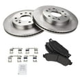 thumbnail image 3 of TRQ Front Premium Posi Metallic Disc Brake Pads & Rotor Kit Fits Select GM Pickup Truck SUV, 3 of 5