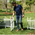 thumbnail image 6 of 30in H x 62in W (1 Gate) No Dig Zippity Madison Gate Kit, White Vinyl Picket Fence Gate Kit for Madison Fence Panels, Child or Dog Gate for Backyard, Patio, Outdoor, or Garden Fence, ZP19028, 6 of 9