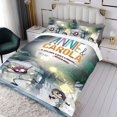 thumbnail image 3 of Annie y Carola Conjunto de sábanas temático, trío de piezas, cómodo y amigable con la piel, diseño único, regalo de decoración para el hogar para familiares, amigos y fans,173cm *218cm, 3 of 6
