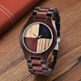 thumbnail image 2 of Reloj Dentily de Madera con Cuarzo Ligero Hecho a Mano 44mm, 2 of 7