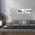 thumbnail image 3 of Epic Graffiti 'Hens, White Background' by Janet Pidoux, Canvas Wall Art, 60"x20", 3 of 8