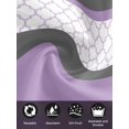 thumbnail image 7 of Purple Morocco Cloth Napkins Set of 4 Reusable Dinner Napkins, Boho Stitching Pattern Stripes Grey Cocktail Napkin Washable Table Napkins for Wedding/Holiday Party/Baby Shower 20"x20", 7 of 7