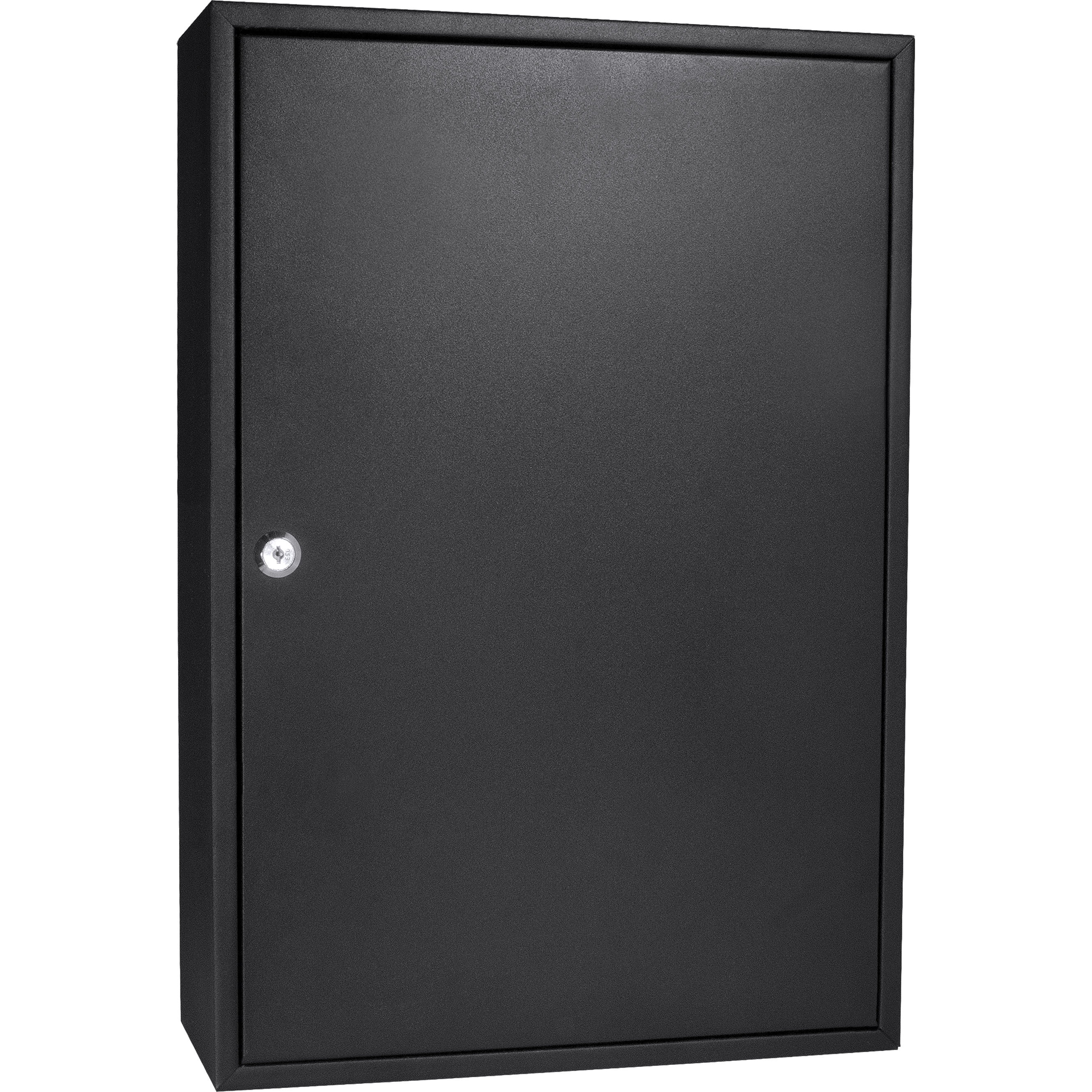 E-Western 200 Key Adjustable Steel Key Cabinet with Lock Secure Wall Mount for Keys Organization and Management Black