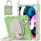 thumbnail image 5 of Funda a juego para iPad Air4 de 10,9 pulgadas con correa para el hombro, soporte de anilla ajustable grande, portalápices y protección contra golpes., 5 of 5