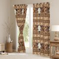 thumbnail image 3 of Homewish Western Bull Skull Blackout Curtains Set of 2 (52x84 Each) For Boys Girls,Tribal Aztec Window Curtains,Bohemian Hippie Theme Curtains and Drapes,Super Cozy Room Decor, 3 of 6