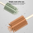 thumbnail image 4 of Cepillos Limpiadores De Botellas De Silicona, Juego De Cepillos Multiusos Para Botellas De Leche, Ergonómico, Ahorro De Mano De Obra, Conveniente Con Base Para Pajita, 4 of 7