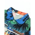 thumbnail image 5 of Mikrdoo Hawaiian Beach Camping Bus Print Boys Creative Shirt, Casual Short Sleeve Lapel Shirt Tops, Boys Clothes For Summer Outdoor, 5 of 8