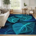 thumbnail image 5 of 5.3'x7.5' indoor outdoor carpet washable carpet abstract area rug geometric area rug machine washable area rug, 5 of 10