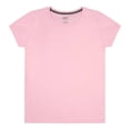 thumbnail image 1 of Playera Fruit Of The Loom para Mujer, Cuello Redondo Manga Corta Rosa Talla  EG, 1 of 4