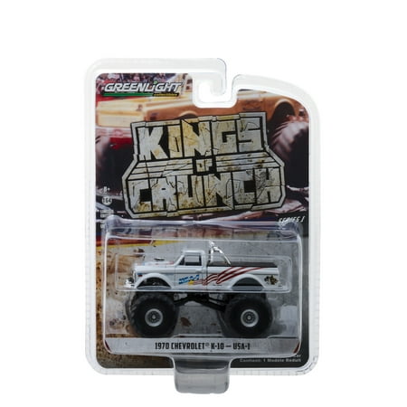 Chevrolet Truck Body - 1970 Chevrolet K-10 USA-1 Monster Truck White