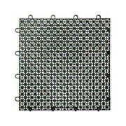 Armadillo Tile, 12" x 12", Black Finish, 9 per Pack