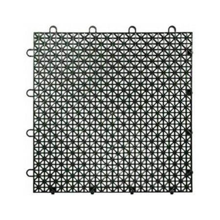 Armadillo Tile, 12" x 12", Black Finish, 9 per Pack