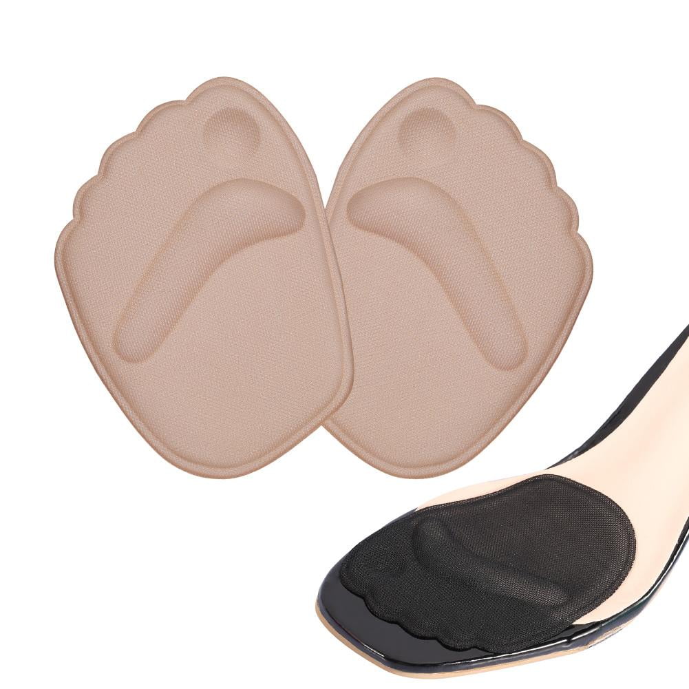 FAGINEY 2 Pairs Ball of Foot Cushions Metatarsal Pads for Women | Forefoot Women’s Sole Inserts, Foot Pads for Ball of Feet Gel Insoles for High Heel Shoes, Pad for Woman Shoe Non-Slip Reusable