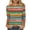 Mint Green, variant on Ruyang Women's Summer T-Shirts, Women's Round Neck Striped Ethnic Printed Loose Casual 3/4 Sleeve T Shirt Womens Cotton Long Sleeve Shirt