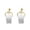 Gold, variant on Earrings Funny Roll Toilet Paper Silver Drop Dangle Ear Hook Jewelry for Women Statement Accessory,1.18x0.47 inch,Gold
