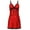 Red, variant on S LUKKC LUKKC Satin Nightgowns for Women Sleeveless Ice Silk Chemise Lingerie Sleepwear Short Pajama Dress Night Dress V-Neck Nightshirt Loose Breathable Comfortable Loungewear