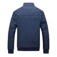 thumbnail image 3 of Hombre Casual Chamarra Ligera Bomber Varsity Rompevientos, 3 of 5
