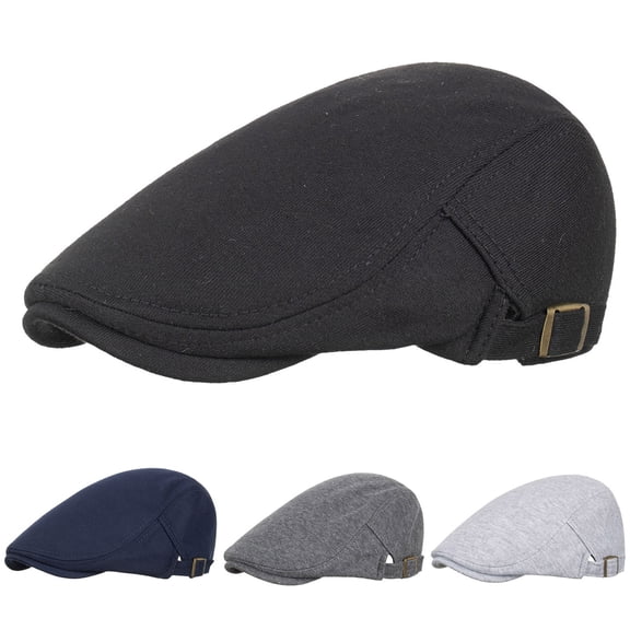 Sales Today Under $5 Grey Berets for Women GIJNRIUIUA Cotton Hat Sun Adjustable Newsboy Fashion Men Hasp Hat Flat Cap Baseball Caps Trucker Hats