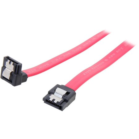 UPC: 0065030818698 | StarTech.com LSATA12RA1 1 ft. SATA to Right Angle SATA Cable Male to Male