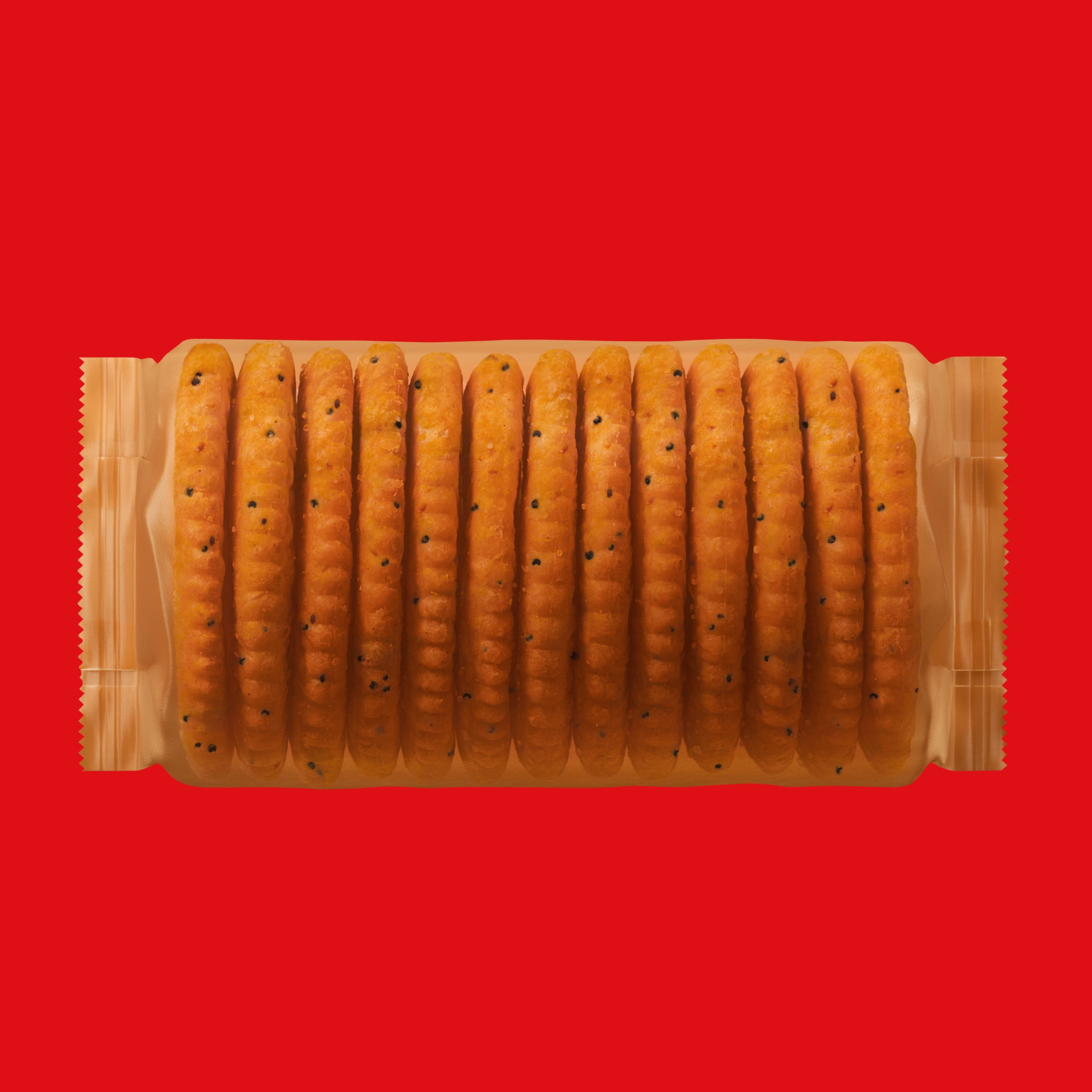 (3 pack) RITZ Fresh Stacks Everything Crackers, Travel Snacks, 11.8 oz (8 Multi Snack Packs)