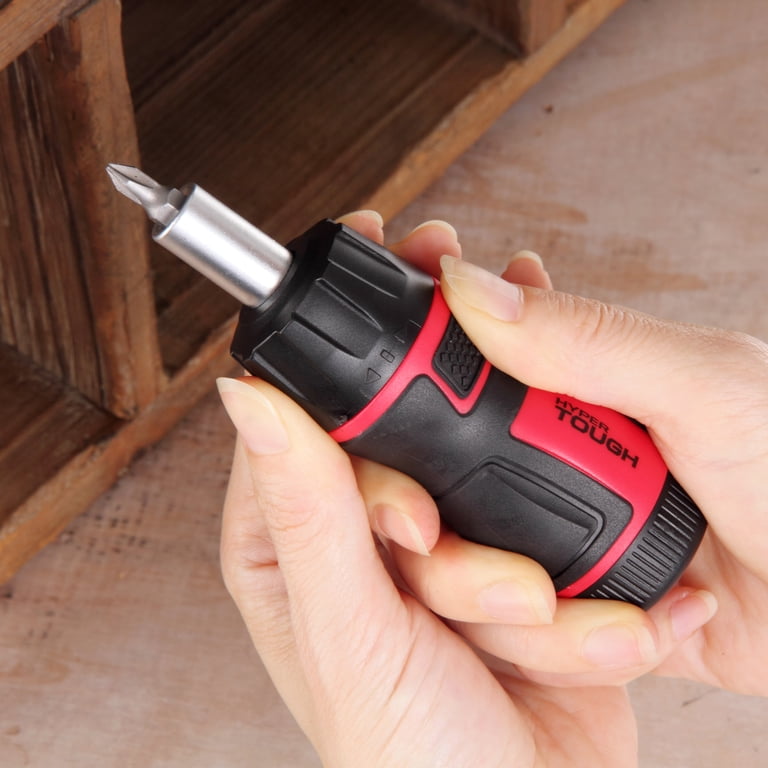 HyperTough 7 Piece Ratcheting Screwdriver Set TS70896N - Walmart.com
