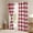 White Red, variant on Erosebridal Brown Buffalo Curtains and Drapes (38Wx54L),Abstract Artwork Blackout Curtains for Bedroom,Geometric Plaid Curtains Pack of 2 (38Wx54L),Grid Room Decorative