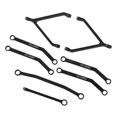 thumbnail image 5 of RC Metal Chassis Pull Rod Steering Rods Suspension Links RC Upgrades Parts Accessories for FMS FCX24 1/24 RC Crawler Car Black, 5 of 8