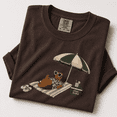 thumbnail image 2 of Dachshund Mom Comfort Colors Shirt, Cool Dawg Beach Vacation Tee, Cute Funny Weiner Dog Summer Gift, Boho Minimalist, Unisex, 2 of 6