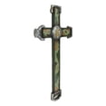 thumbnail image 5 of Western United States Army Military Eagle Medallion in Camo Green Wall Cross, 5 of 8