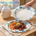 thumbnail image 6 of DTFMZOV Paper Plates 10 Inch, Disposable Party Blue Cake Dessert Plates, Microwave-safe, 30 Pack Large Plates for Picnic Wedding Baby Shower Birthday Tea Party Supplies, 6 of 8